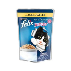 Popüler Petshop Felix 85 Gr Junior Tavuklu Jöle İçerisinde satın alabilirsiniz.