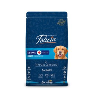 Popüler Petshop Felicia Az Tahıllı Yetişkin Somonlu Medium Large Breed HypoAllergenic Köpek Maması 3 Kg satın alabilirsiniz.