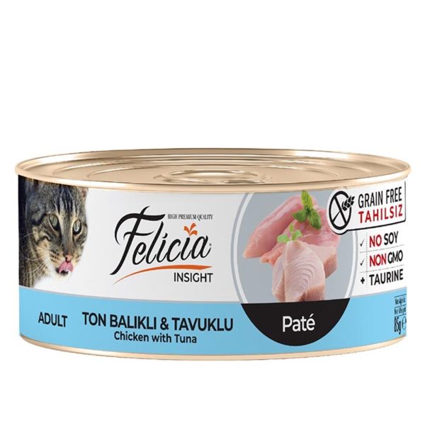 Popüler Petshop Tahılsız Ton Balıklı Tavuklu Kıyılmış Kedi Konservesi 85 gr satın alabilirsiniz.