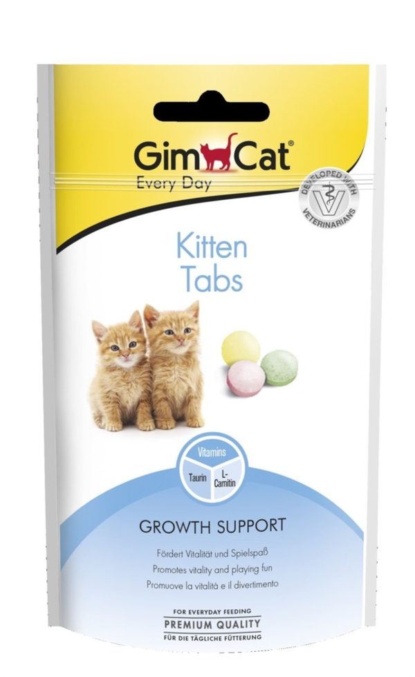 Popüler Petshop GimCat Kitten Tabs Yavru Kediler için Taurinli Multivitamin Kedi Ödülü 40gr satın alabilirsiniz.