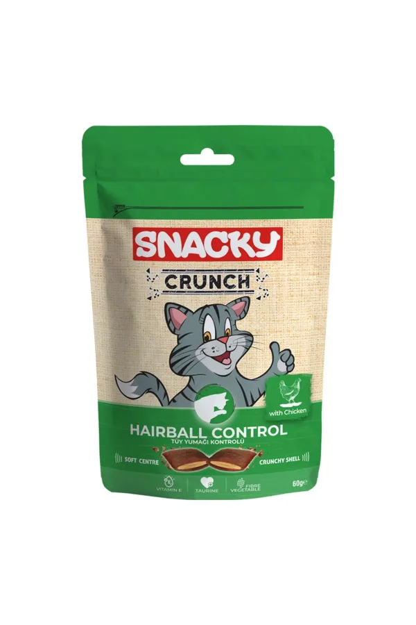 Popüler Petshop Snacky Crunch Hairball Tüy Yumağı Kontrol Tavuklu Kedi Ödülü 60 Gr satın alabilirsiniz.