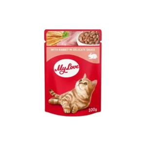 Popüler Petshop my love tavşanlı pouch mama 100 gr satın alabilirsiniz.