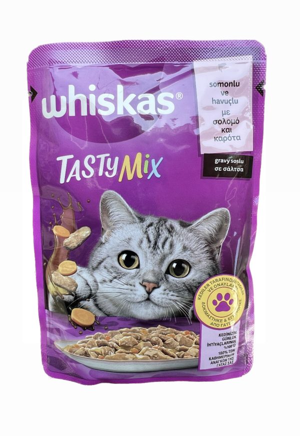 Popüler Petshop Tasty Mix Somonlu Ve Havuçlu Yaş Kedi Maması satın alabilirsiniz.