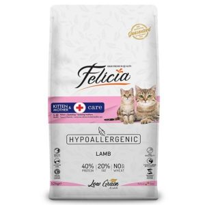 Popüler Petshop Açık Felicia Kuzu Etli Az Tahıllı Hipoalerjenik Yetişkin Kedi Maması satın alabilirsiniz.