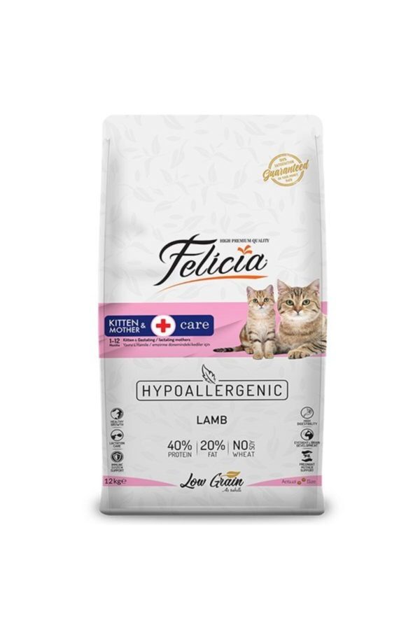 Popüler Petshop Açık Felicia Kuzu Etli Az Tahıllı Hipoalerjenik Yetişkin Kedi Maması satın alabilirsiniz.