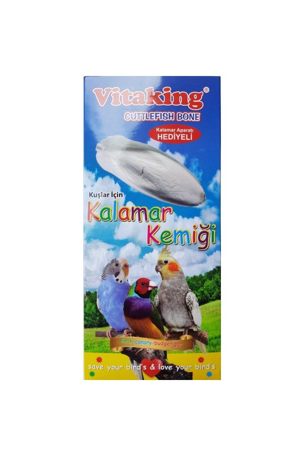 Popüler Petshop Vitaking Kalamar Kemiği + Kafes Aparatı satın alabilirsiniz.