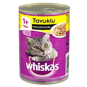 Popüler Petshop Tavuk Etli Gravy Soslu Kedi Konservesi 400 Gr satın alabilirsiniz.