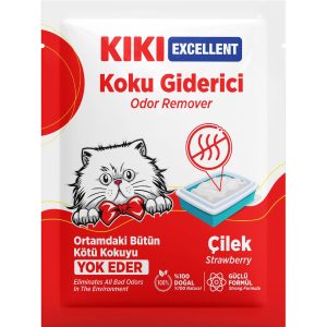 Popüler Petshop Kiki Excellent Kedi Koku Giderici Çilek Kokulu 25 Gr satın alabilirsiniz.