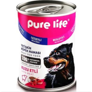 Popüler Petshop Pure Life Kuzu Etli Konserve 415 gr satın alabilirsiniz.