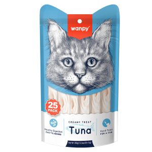 Popüler Petshop Wanpy Ton Balıklı Krema Kedi Ödülü 25*14 gr satın alabilirsiniz.