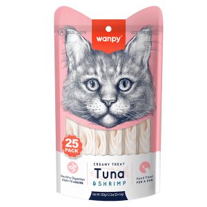 Popüler Petshop Wanpy Ton&Karides 25*14 gr Krema Kedi Ödülü satın alabilirsiniz.