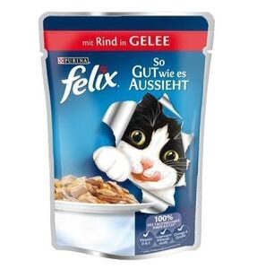 Popüler Petshop Purina Felix Sığır Etli Kedi Konservesi 85 gr satın alabilirsiniz.